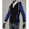 Mens Slim Fit Baseball Jacket Varsity Hoodies